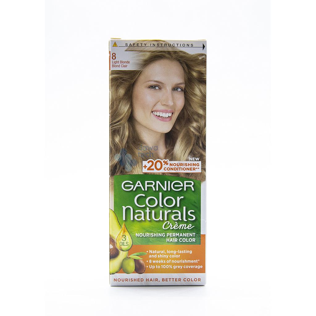 GARNIER COLOR NATURALS (8.0) LIGHT BLONDE