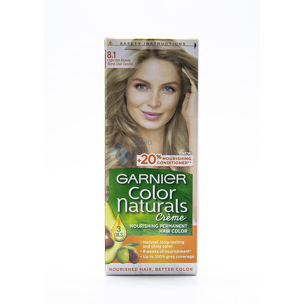 GARNIER COLOR NATURALS (8.1) LIGHT ASH BLONDE