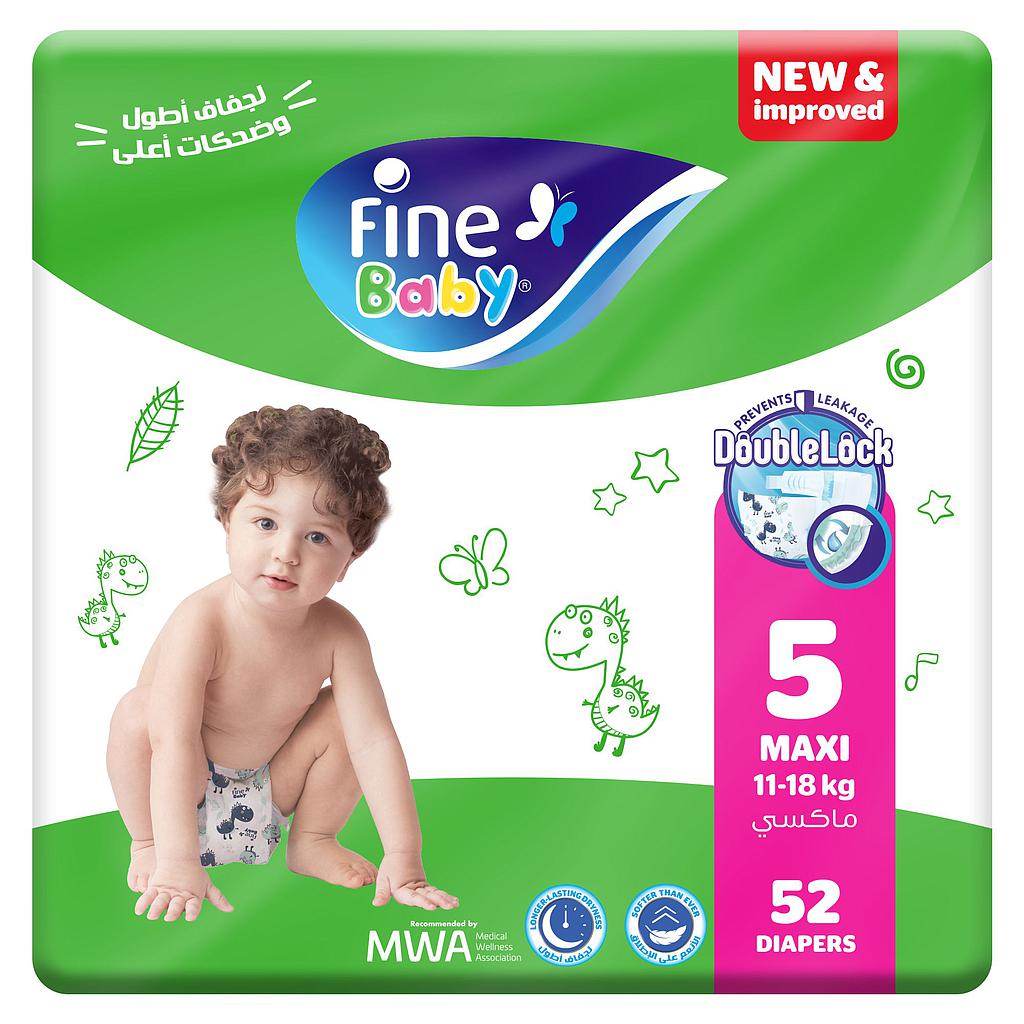 FINE BABY 5 MAXI (52) PCS
