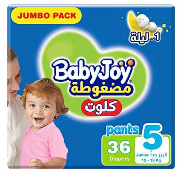 BABY JOY 5 JUNIOR PANTS (36) PCS 