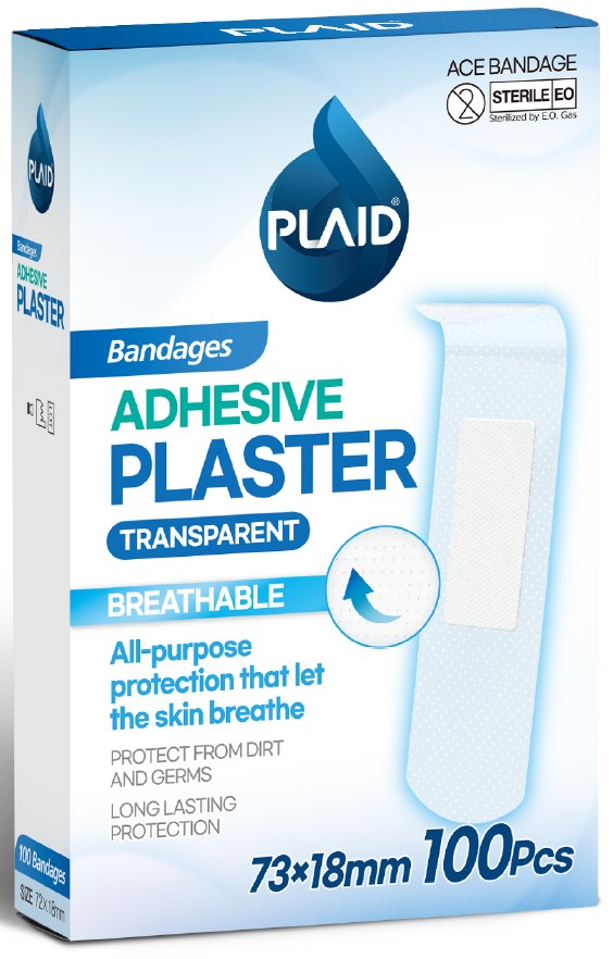 PLAID ADHESIVE PLASTER 100 PCS