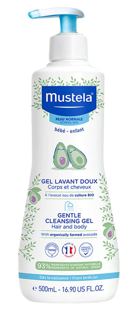 MUSTELA GENTLE CLEANSING GEL WITH AVOCADO 500ML