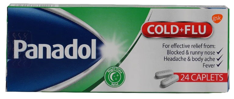 PANADOL COLD+FLU 24 CAPLETS 
